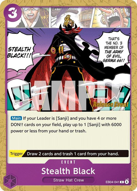 Stealth Black (EB04-041) Release Event Cards
