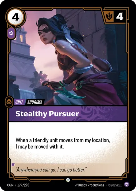 Stealthy Pursuer (177) Foil - Riftbound Promotional Cards