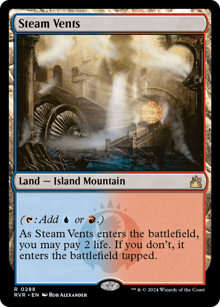Steam Vents (288) Foil - Ravnica Remastered
