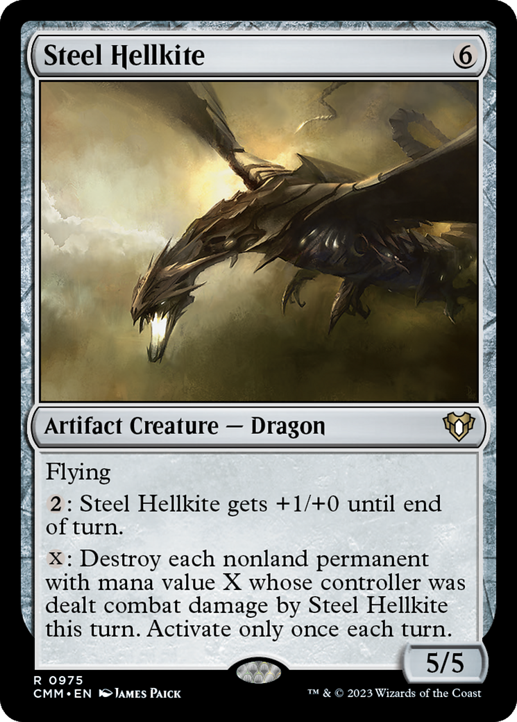 Steel Hellkite (975) - Commander Masters