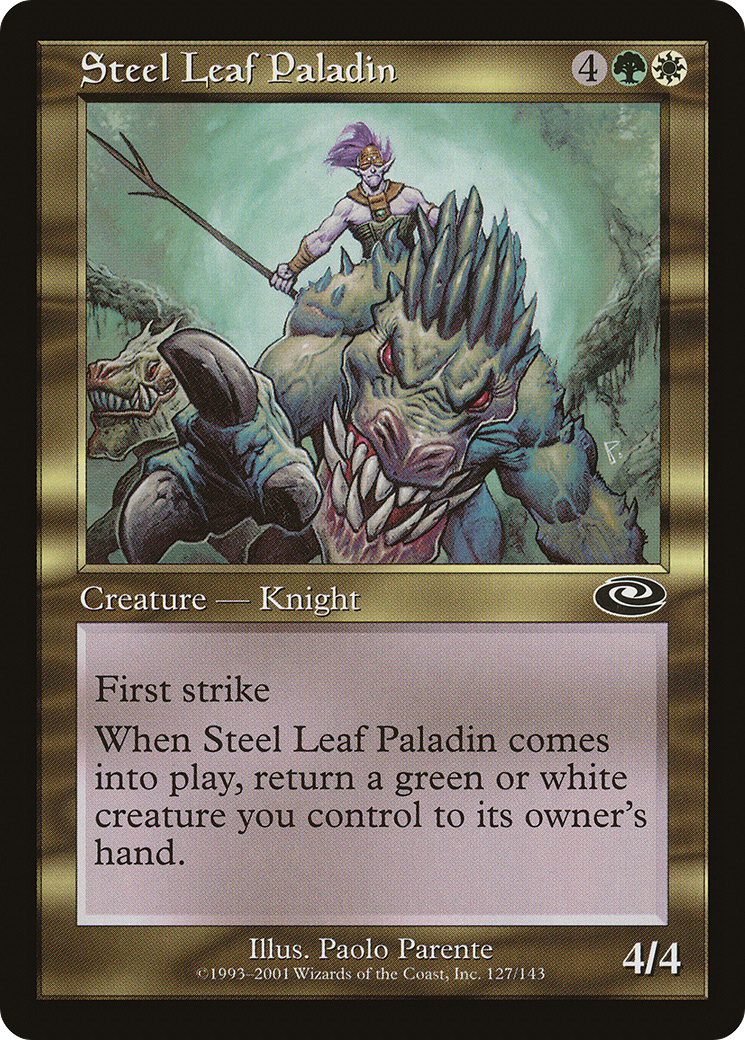 Steel Leaf Paladin (127) Foil - Planeshift