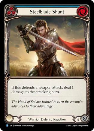 Steelblade Shunt (Blue) (MPW058) - Mastery Pack Warrior
