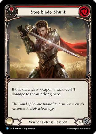Steelblade Shunt (Red) (MPW056) - Mastery Pack Warrior