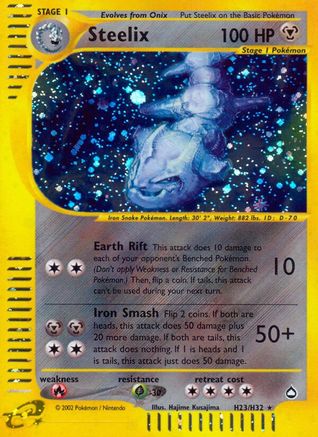 Steelix (H23) Holofoil - Aquapolis