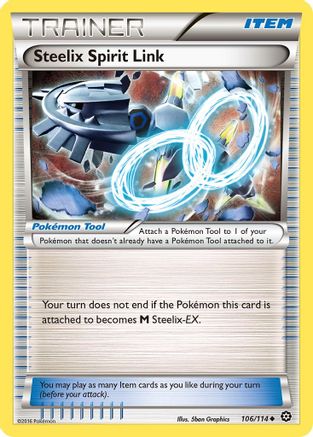 Steelix Spirit Link (106) Reverse Holofoil - Steam Siege
