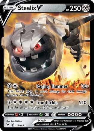 Steelix V (115) Holofoil - Vivid Voltage