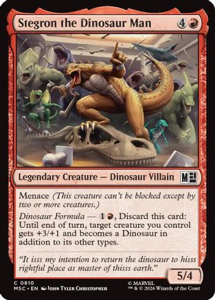 Stegron the Dinosaur Man (810) - Commander: Marvel Super Heroes