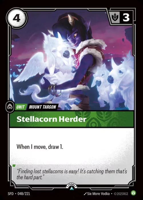 Stellacorn Herder (048) Foil - Riftbound Promotional Cards