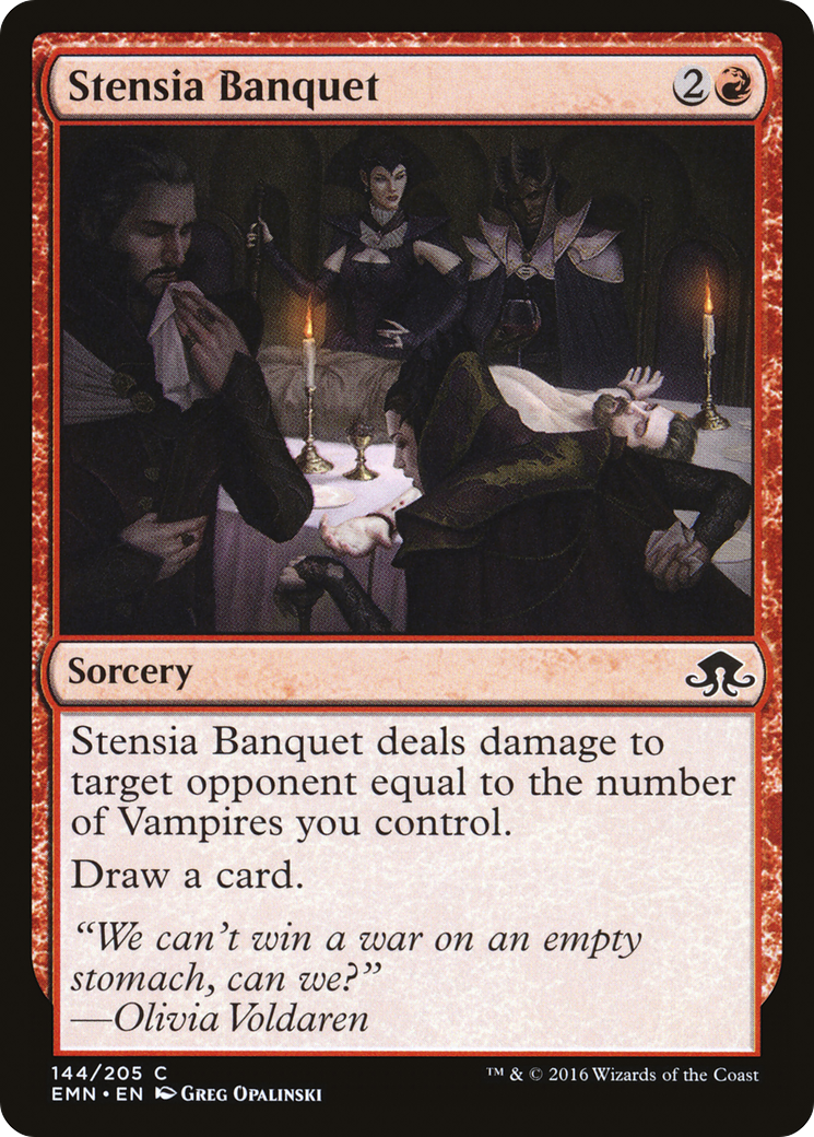 Stensia Banquet (144) Foil - Eldritch Moon
