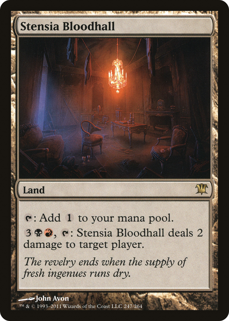 Stensia Bloodhall (247) Foil - Innistrad