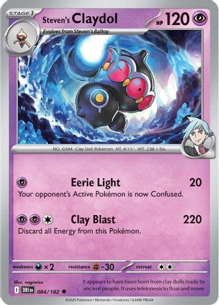 Steven's Claydol (84) Reverse Holofoil - Destined Rivals
