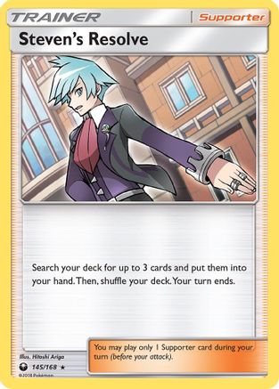Steven's Resolve (145) Holofoil - Celestial Storm
