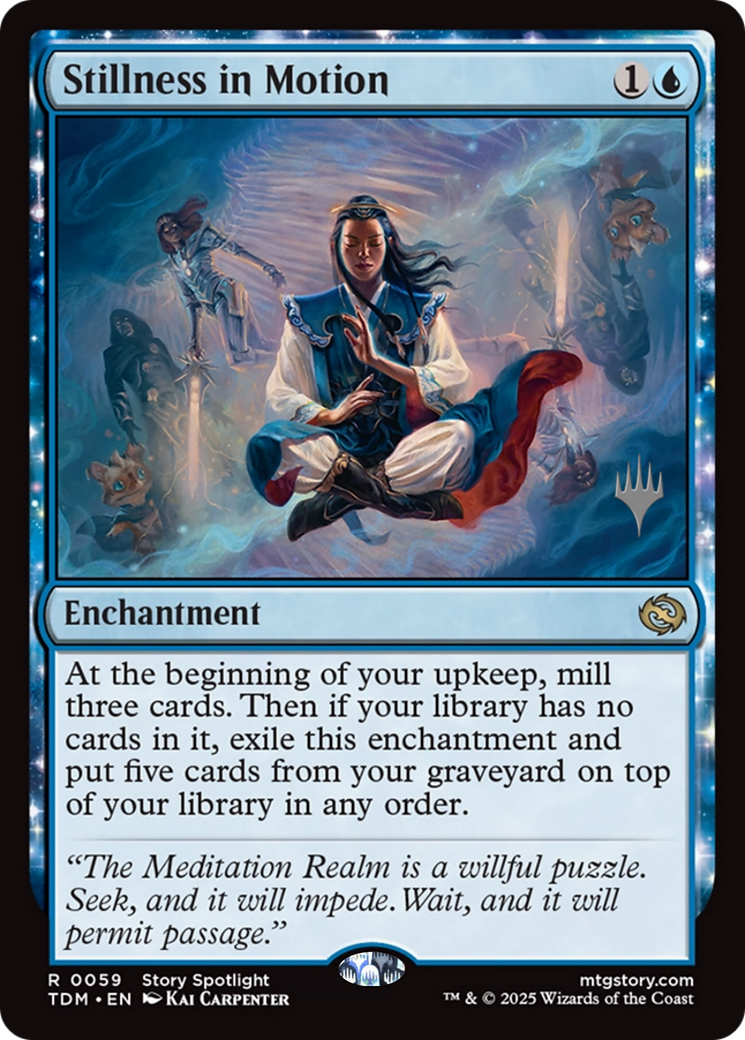 Stillness in Motion (Promo Pack) (059) Foil - Tarkir: Dragonstorm