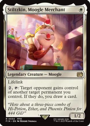 Stiltzkin, Moogle Merchant (034) - FINAL FANTASY