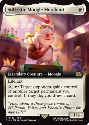 Stiltzkin, Moogle Merchant (Extended Art) (433) - FINAL FANTASY