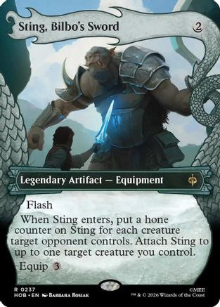 Sting, Bilbo's Sword (Showcase) (237) Foil - The Hobbit