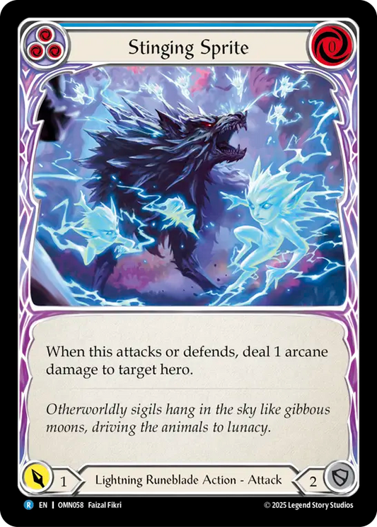 Stinging Sprite (Blue) (OMN058) - Omens of the Third Age