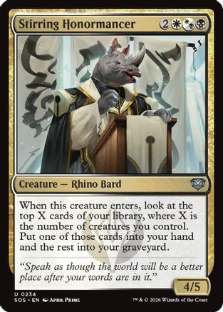 Stirring Honormancer (234) - Secrets of Strixhaven