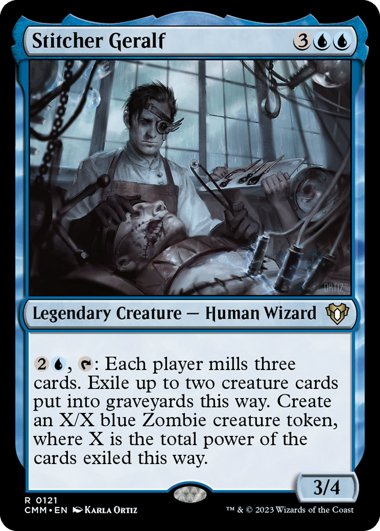 Stitcher Geralf (121) Foil - Commander Masters