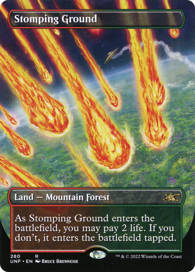 Stomping Ground (Borderless) (280) - Unfinity Foil