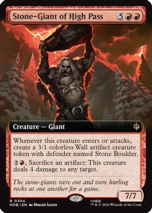 Stone-Giant of High Pass (Extended Art) (304) - The Hobbit