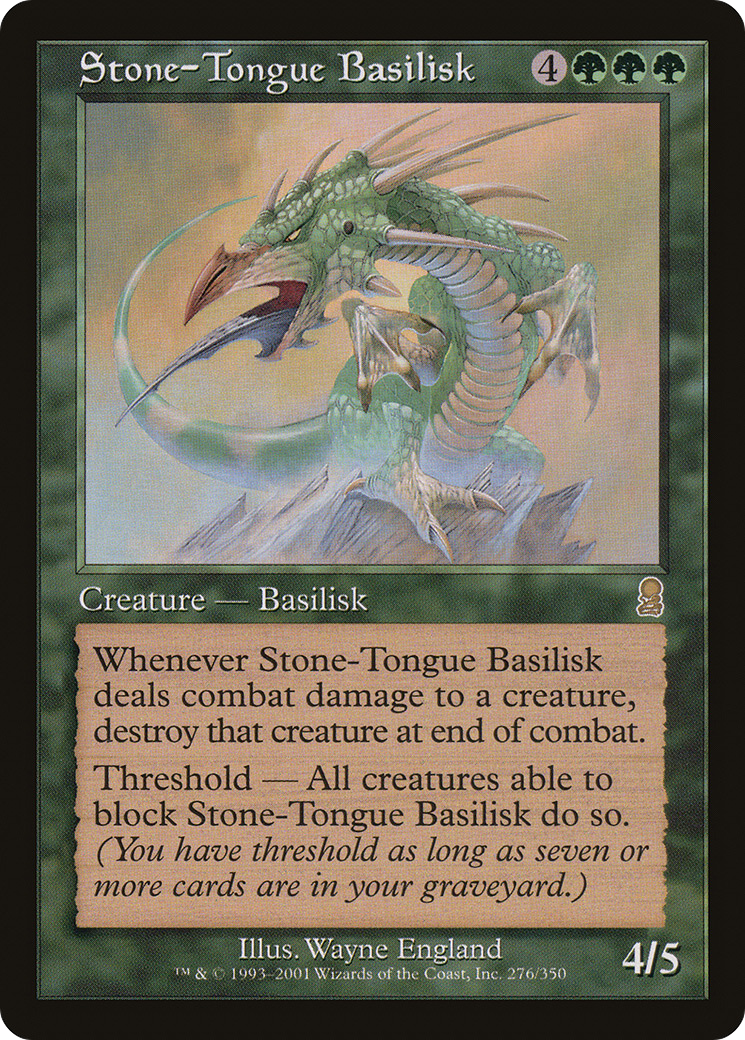 Stone-Tongue Basilisk (276) Foil - Odyssey