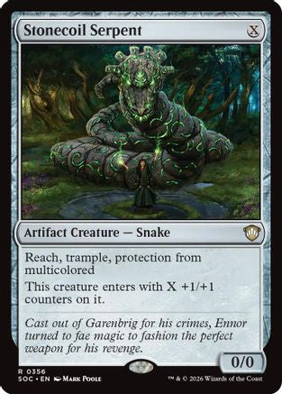 Stonecoil Serpent (356) - Commander: Secrets of Strixhaven