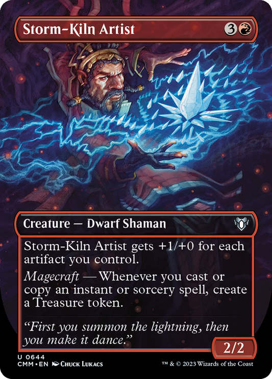 Storm-Kiln Artist (Borderless) (644) - Commander Masters