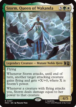 Storm, Queen of Wakanda (097) - Commander: Marvel Super Heroes