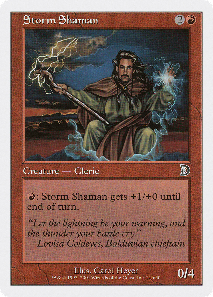 Storm Shaman (21b) - Deckmasters