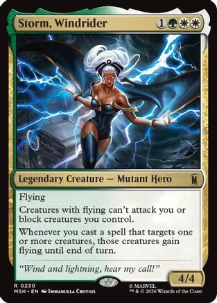 Storm, Windrider (230) - Marvel Super Heroes