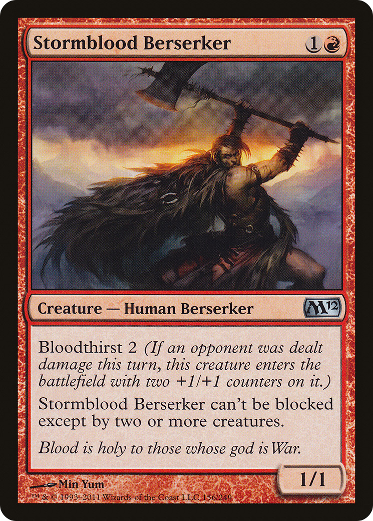 Stormblood Berserker (156) Foil - Magic 2012