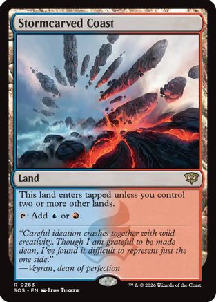 Stormcarved Coast (263) Foil - Secrets of Strixhaven