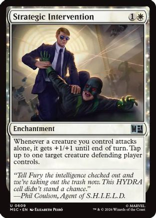 Strategic Intervention (609) Foil - Commander: Marvel Super Heroes