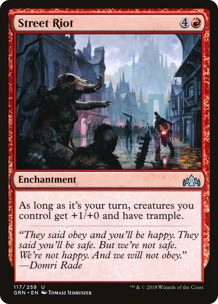 Street Riot (117) - Guilds of Ravnica Foil