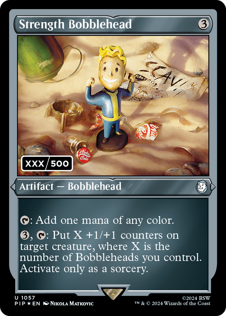 Strength Bobblehead (Serial Numbered) (1057) Foil - Fallout