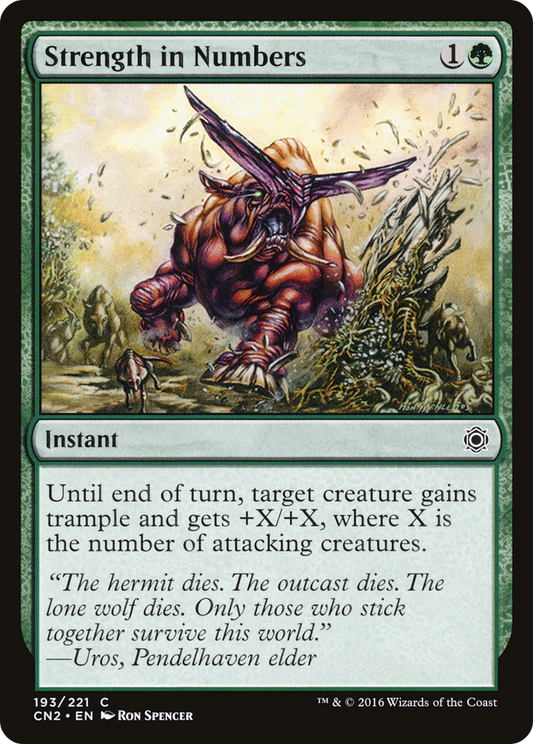 Strength in Numbers (193) Foil - Conspiracy: Take the Crown