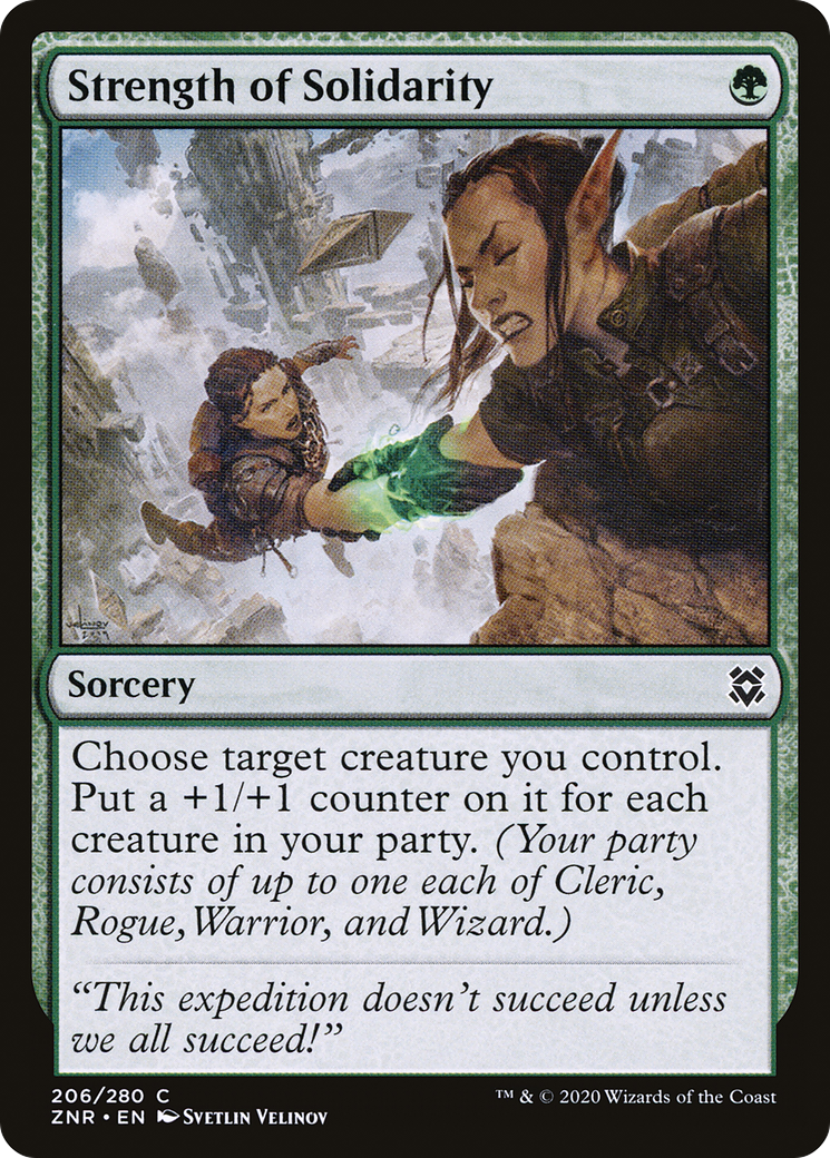 Strength of Solidarity (206) - Zendikar Rising Foil