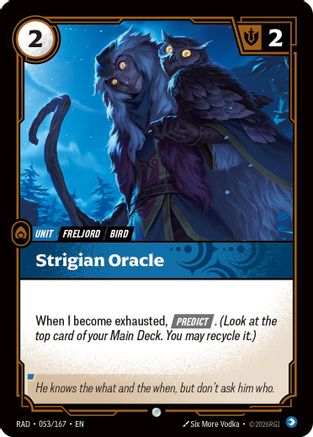 Strigian Oracle (053) Foil - Radiance
