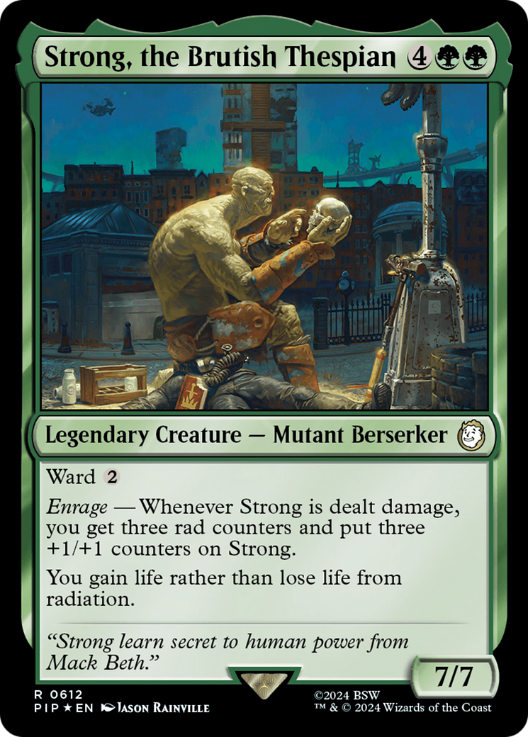 Strong, the Brutish Thespian (612) Surge Foil - Fallout