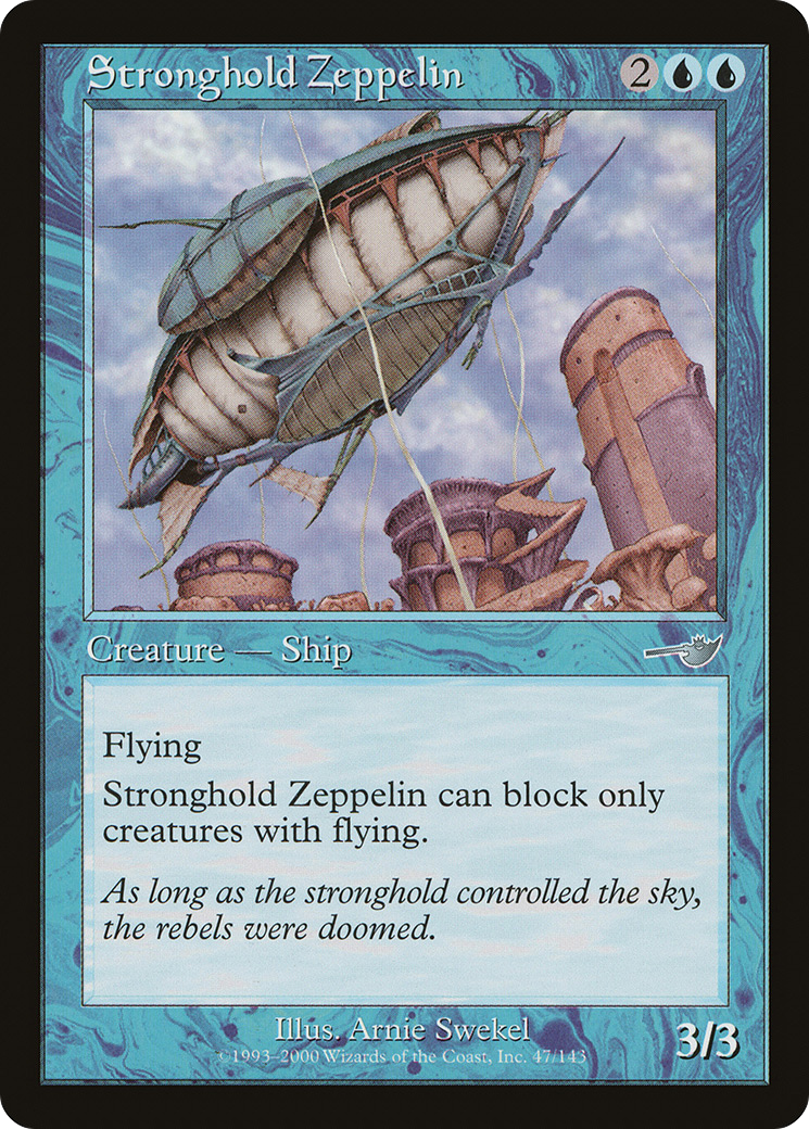 Stronghold Zeppelin (047) Foil - Nemesis