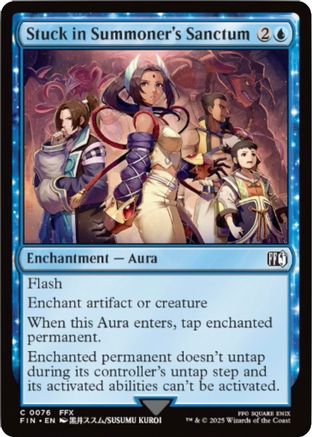 Stuck in Summoner's Sanctum (076) Foil - FINAL FANTASY