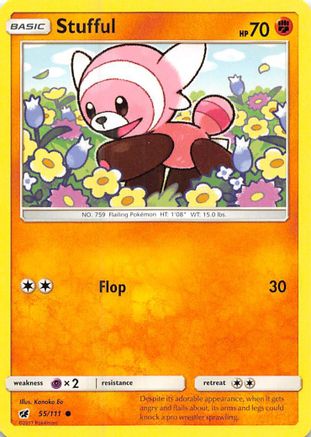 Stufful (55) Reverse Holofoil - Crimson Invasion