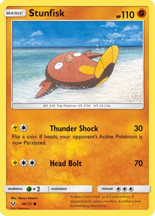 Stunfisk (46) - Shining Legends