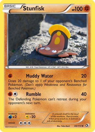 Stunfisk (83) - Legendary Treasures