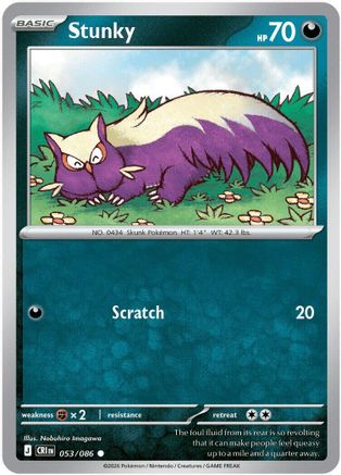 Stunky (53) Reverse Holofoil - Chaos Rising