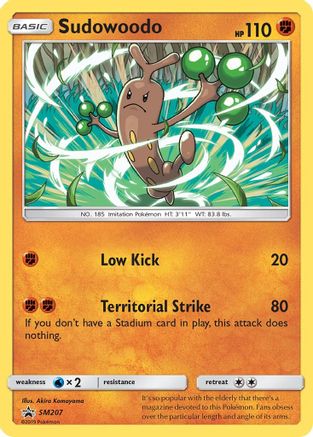 Sudowoodo (SM207) Holofoil - Black Star Promos