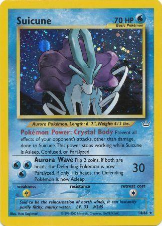 Suicune (14) (Unlimited) Holofoil - Neo Revelation