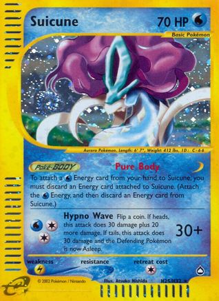 Suicune (H25) Holofoil - Aquapolis