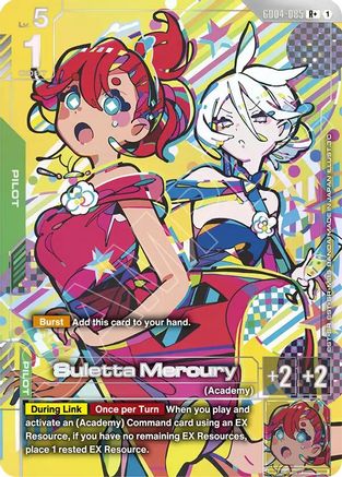 Suletta Mercury (R+) (GD04-085) Holofoil - Phantom Aria